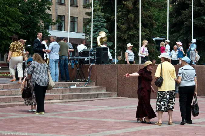 На пл.Ленина