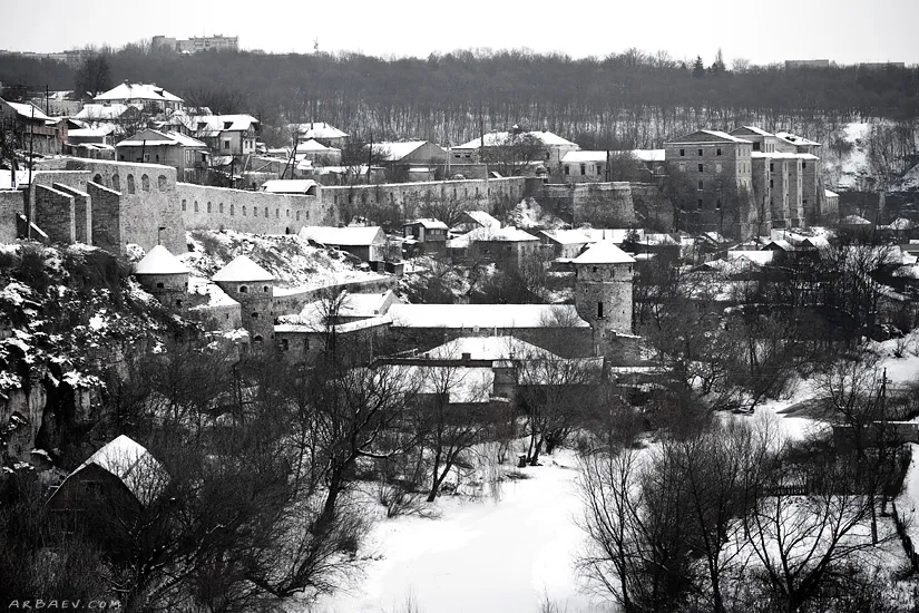 Река Смотрич и укрепления