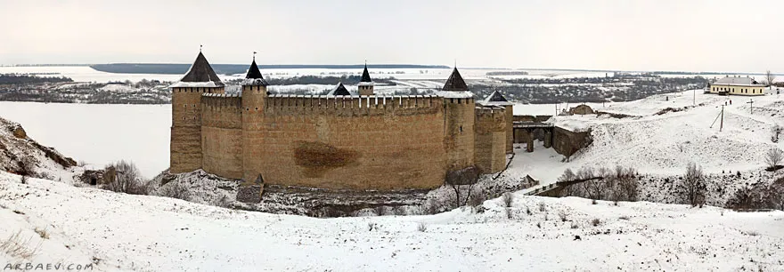 Панорама Хотинской крепости