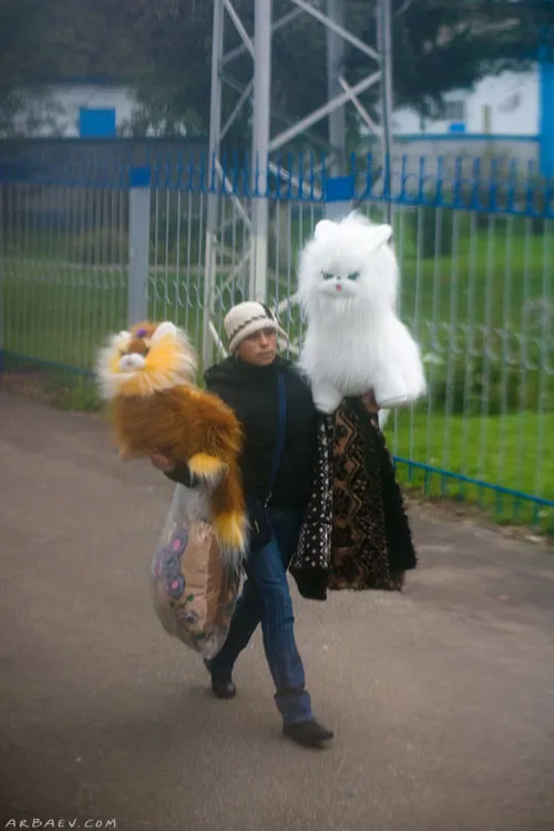 На голове